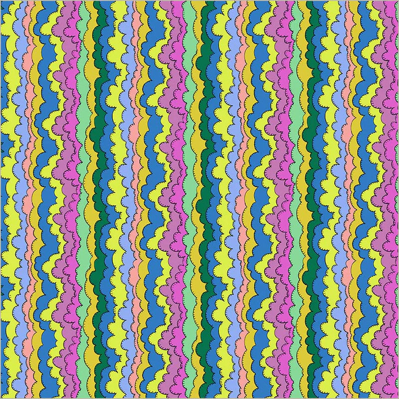 Aurora in Multi -- Sunshine by Sally Kelly --- Windham Fabrics