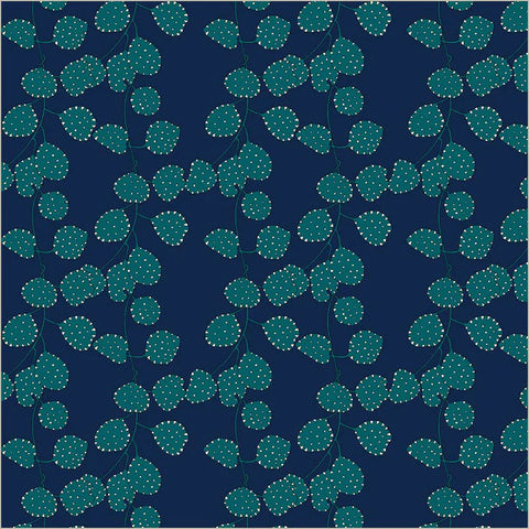 Honesty in Indigo -- Sunshine by Sally Kelly --- Windham Fabrics