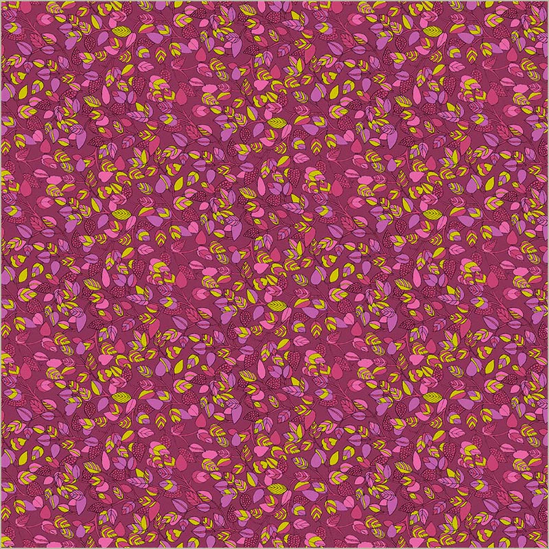 Hebe in Plum -- Sunshine by Sally Kelly --- Windham Fabrics