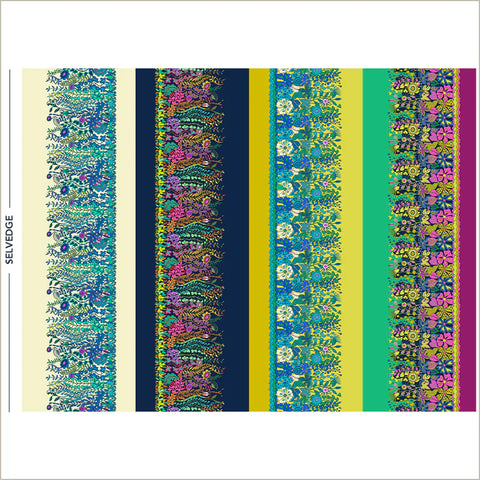 Hedgerow in Multi -- Sunshine by Sally Kelly --- Windham Fabrics