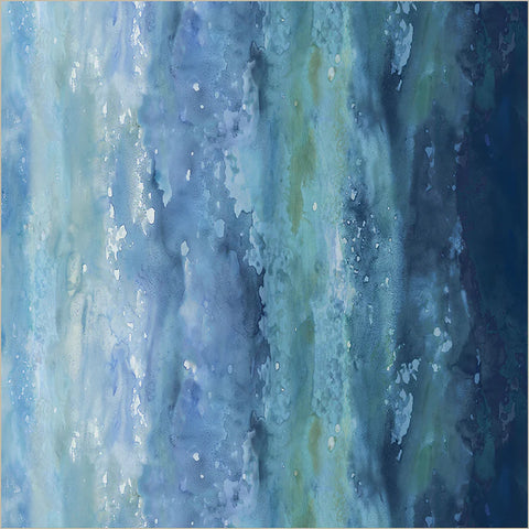 Serene in Blues -- Ocean Life by Leslie Trimbach --- Windham Fabrics