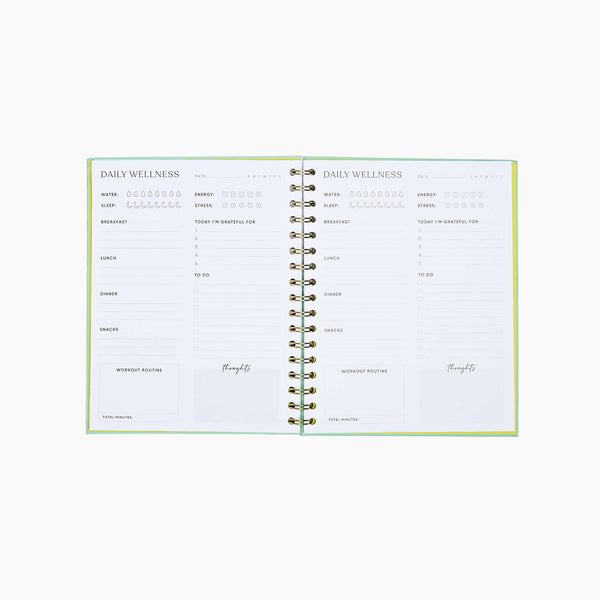 Let It Flow Wellness Self-Care Undated Planner