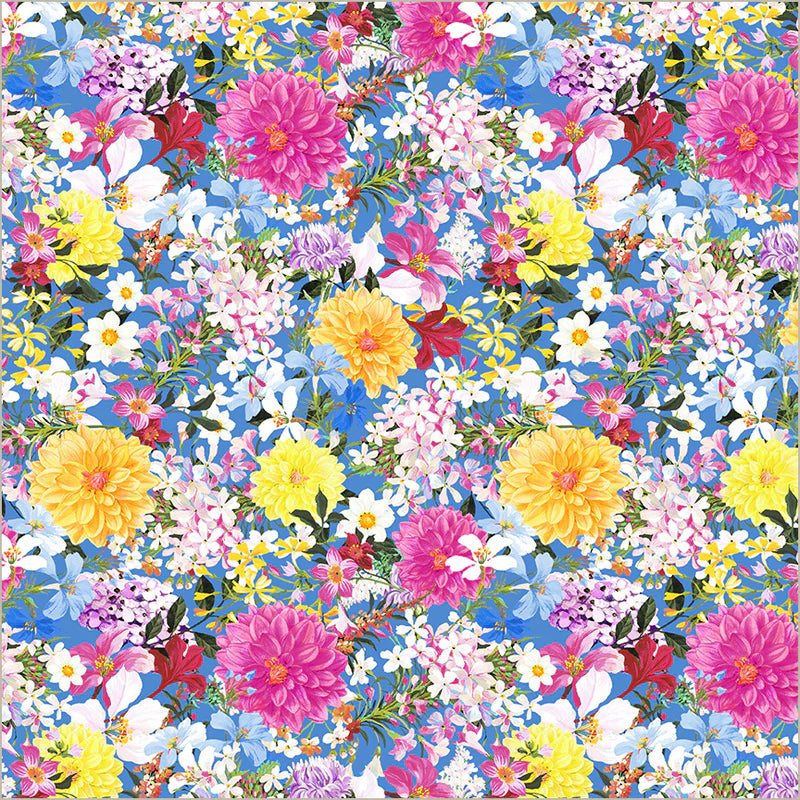 Wildflower Pickings in Sky -- Midnight Blooms by Whistler Studios --- Windham Fabrics
