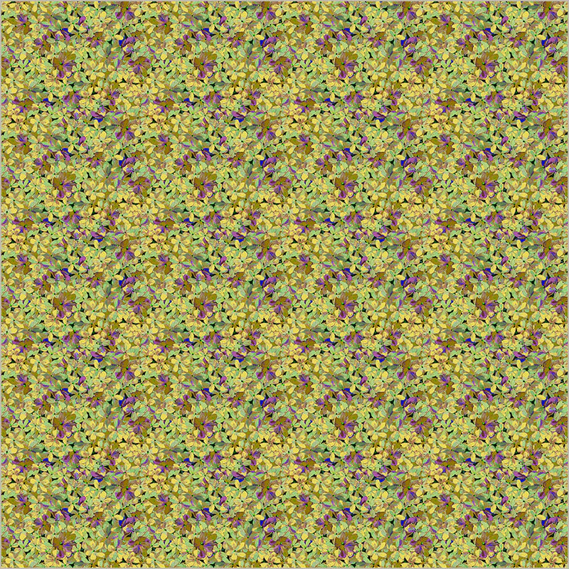Flowerbed in Clover -- Midnight Blooms by Whistler Studios --- Windham Fabrics
