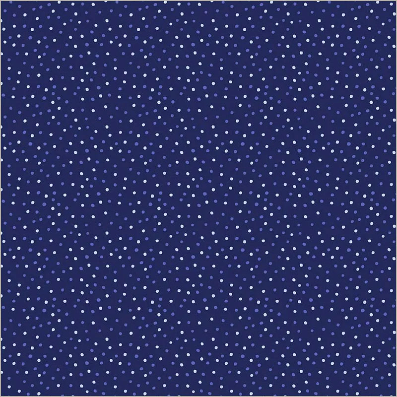 Dottie in Indigo --- Folky Chicken by Natalie Briscoe --- Windham Fabrics