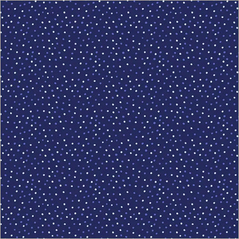 Dottie in Indigo --- Folky Chicken by Natalie Briscoe --- Windham Fabrics