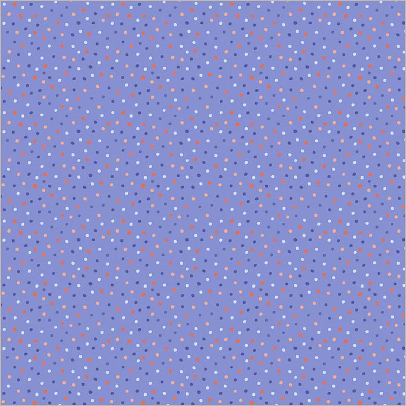 Dottie in Cobalt --- Folky Chicken by Natalie Briscoe --- Windham Fabrics