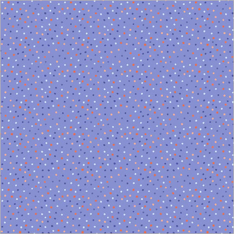 Dottie in Cobalt --- Folky Chicken by Natalie Briscoe --- Windham Fabrics
