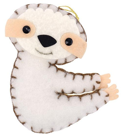 Felt Ornament Kit Sloth -- FABRIC EDITIONS