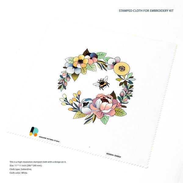 Cherry Blossoms Embroidery Kit