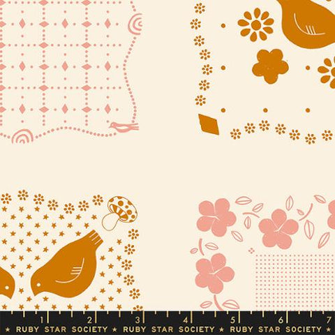 Birdseed Panel 24" x 44" --  Sugar Maple by Alexia Abegg for Ruby Star Society -- Moda Fabric