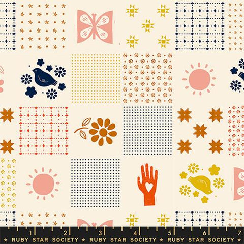 Songbird Patchwork in Natural -- Sugar Maple by Alexia Abegg for Ruby Star Society -- Moda Fabric