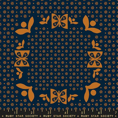 Tablecloth 30s in Navy-- Sugar Maple by Alexia Abegg for Ruby Star Society -- Moda Fabric