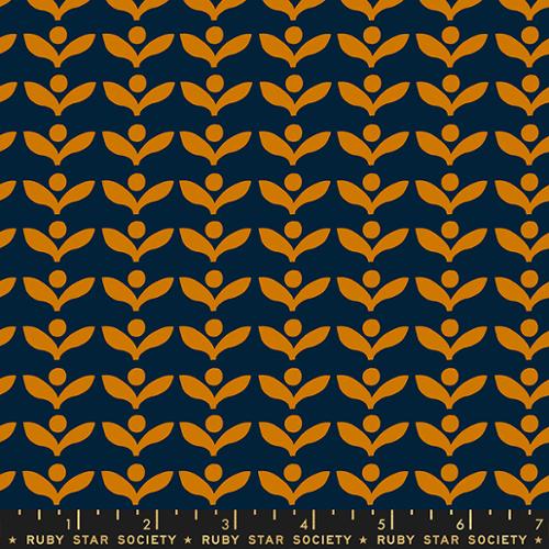 Buds in Navy -- Sugar Maple by Alexia Abegg for Ruby Star Society -- Moda Fabric