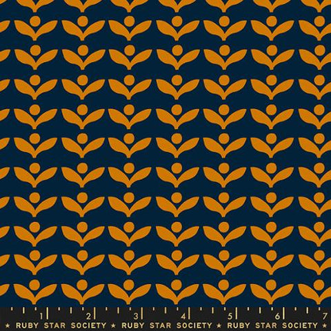 Buds in Navy -- Sugar Maple by Alexia Abegg for Ruby Star Society -- Moda Fabric
