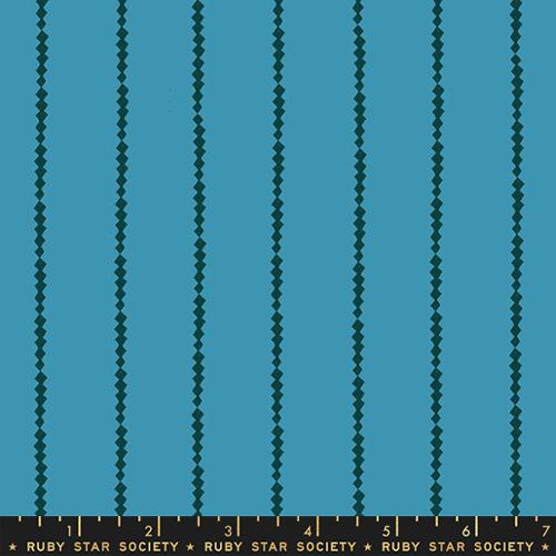 Featherbed Stripes in Vintage Blue -- Sugar Maple by Alexia Abegg for Ruby Star Society -- Moda Fabric