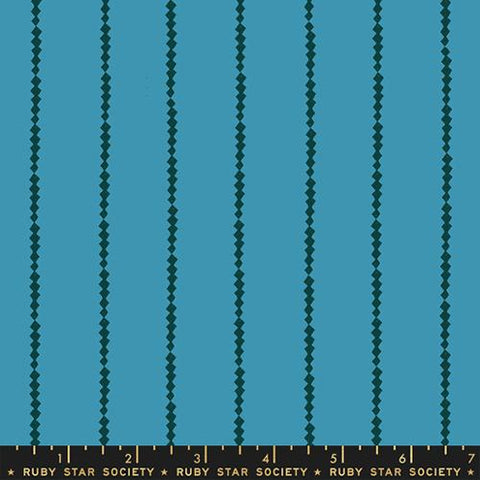 Featherbed Stripes in Vintage Blue -- Sugar Maple by Alexia Abegg for Ruby Star Society -- Moda Fabric
