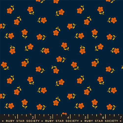 Ditsy Floral in Navy -- Sugar Maple by Alexia Abegg for Ruby Star Society -- Moda Fabric