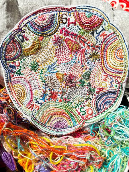 Disco Nap Embroidery Sampler