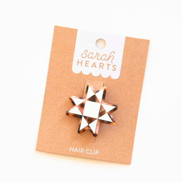 Quilt Star Hair Clip