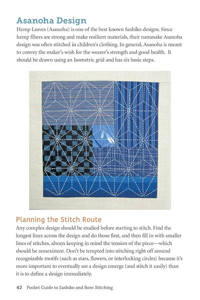 Pocket Guide to Sashiko & Boro Stitching- Carry Along Guide