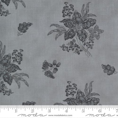 Clematis in Dove Oil Grey -- Urban Farmhouse Gatherings II by Primitive Gatherings -- Moda Fabric