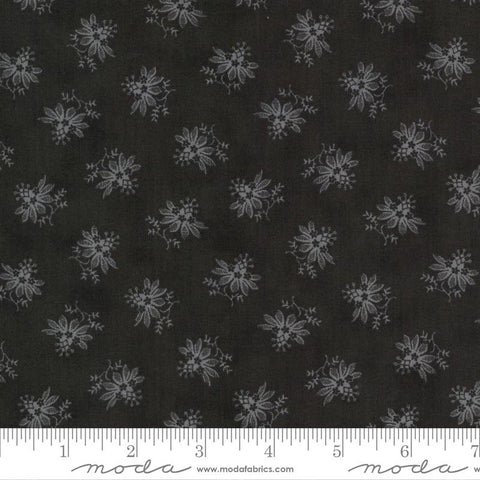 Florals Oil Grey -- Urban Farmhouse Gatherings II by Primitive Gatherings -- Moda Fabric