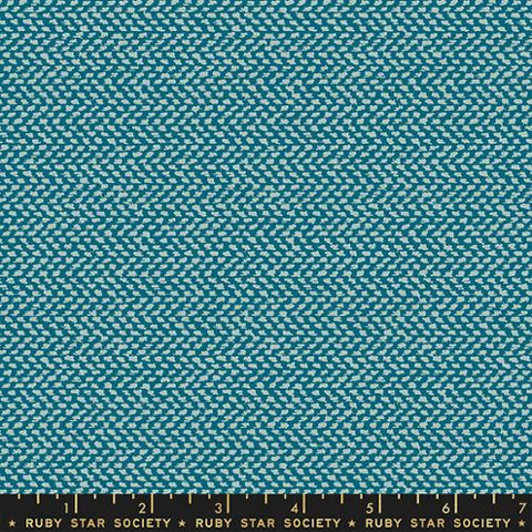 Tweedish in Teal - To And Fro Lets Go by Rashida Coleman-Hale for Ruby Star Society -- Moda Fabric