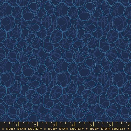 Rubber Bands Navy --- Verbena by Jen Hewett -- Ruby Star Society