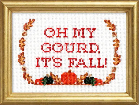 Oh My Gourd Deluxe Cross Stitch Kit