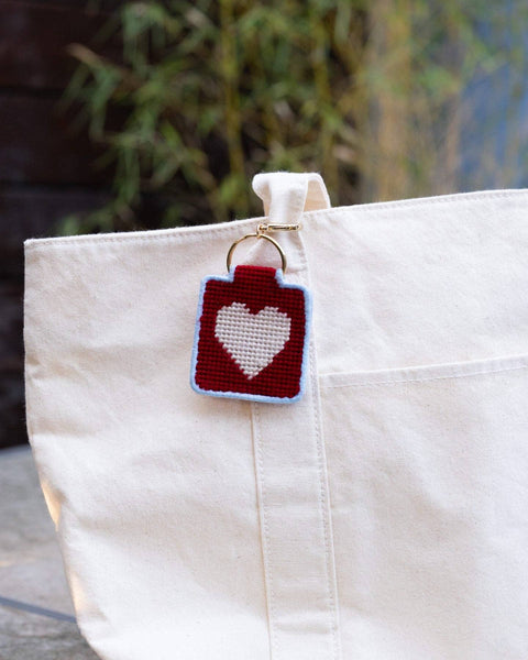 Needlepoint Keychain -- Assorted Styles