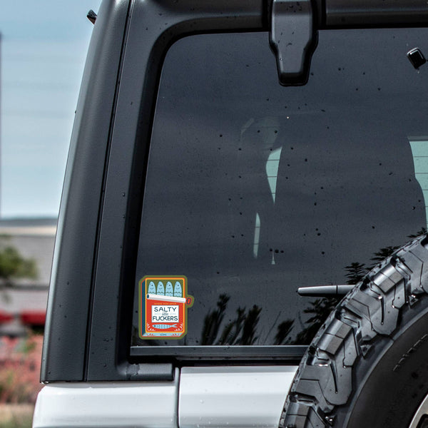 Salty Sardines Fish Funny Swear High Quality Vinyl Sticker