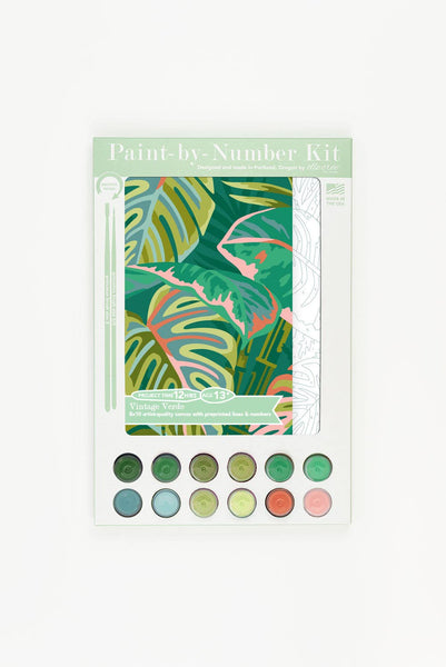 Vintage Verde Paint-by-Number Kit