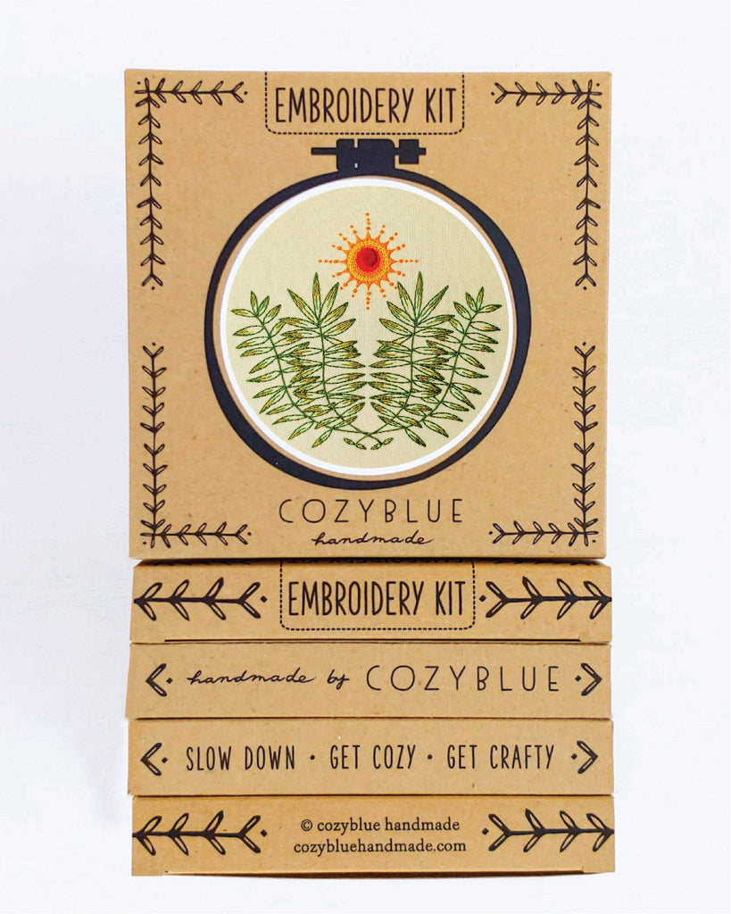 High noon embroidery kit