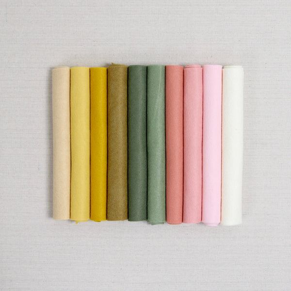 Wool Felt Sheets, Boho Garden
