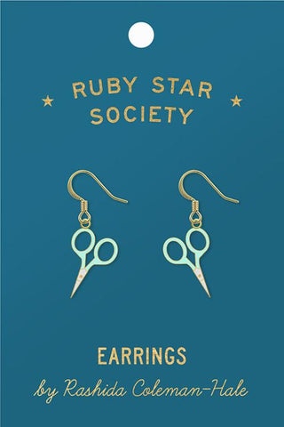 Earrings Scissors --  Rashida Coleman-Hale for Ruby Star Society
