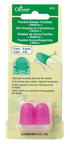 Flexible Rubber Thimble -- Clover (Assorted Sizes)