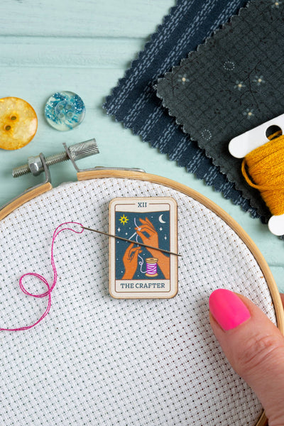 Tarot Card Needle Minder | Gift for Crafters