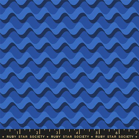 Ripple in Blue Ribbon ---  Water by Ruby Star Society -- Moda Fabric