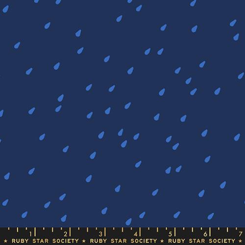Water Drops in Navy ---  Water by Ruby Star Society -- Moda Fabric