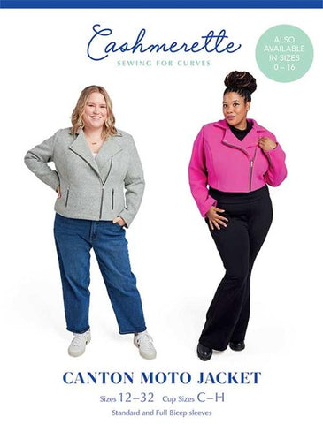 Canton Moto Jacket Pattern  -- Cashmerette