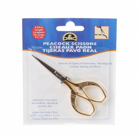 DMC Peacock Embroidery Scissor 4in