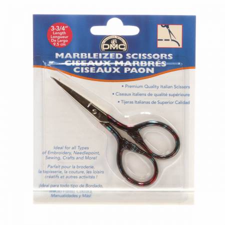 Embroidery Scissor Marbleized Purple Essence 3 3/4in