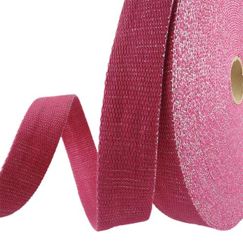 Metalic Strapping 1 1/4" Fuchsia