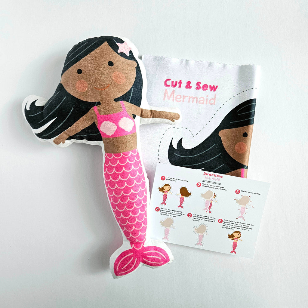 Sew Your Own Mermaid Doll Craft Kit