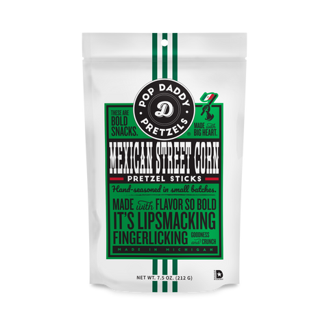 Pop Daddy – Mexican Street Corn Seasoned Pretzels 7.5oz