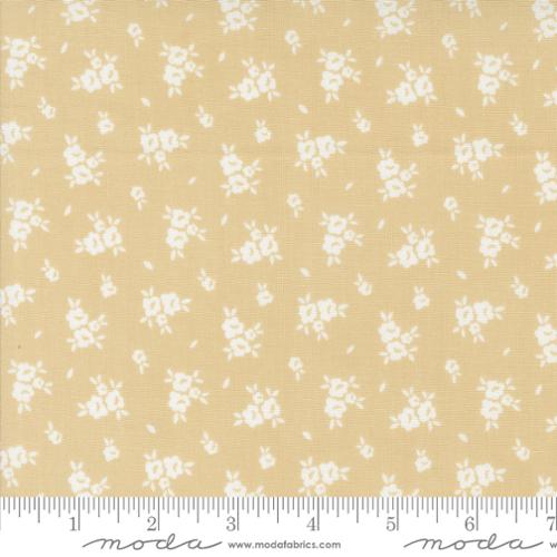 Blooms Small in Wheat -- Flower Girl by My Sew Quilty Life -- Moda Fabric