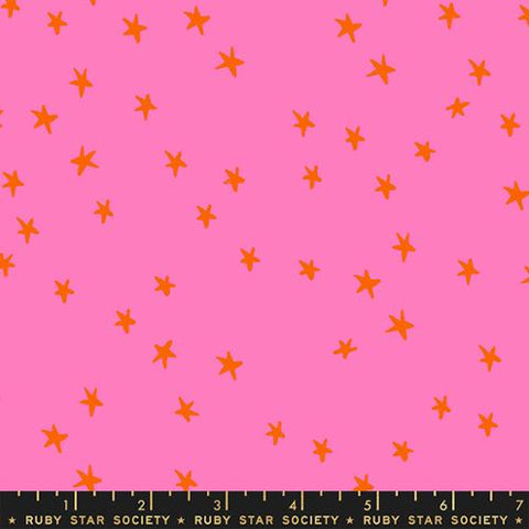 Vivid Pink  -- Starry by Alexia Abegg for Ruby Star Society -- Moda Fabric