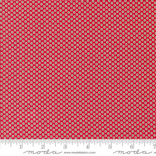Polka Dots in Berry -- Kitty Christmas  by Urban Chicks  for Moda Fabrics