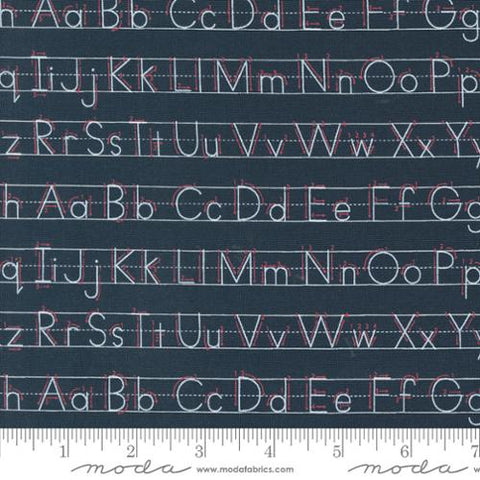Writing Letters in Blackboard ---  Back to School -- Stacy Iest Hsu -- Moda Fabrics (Copy)